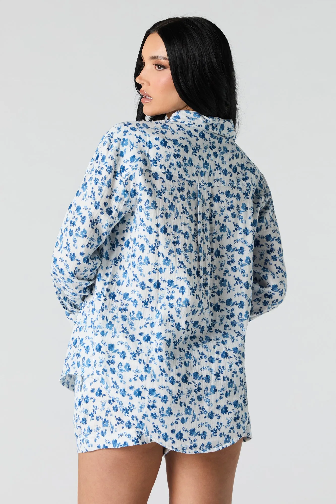 Textured Button-Up Top sold by Urban Planet product image thumbnail 2