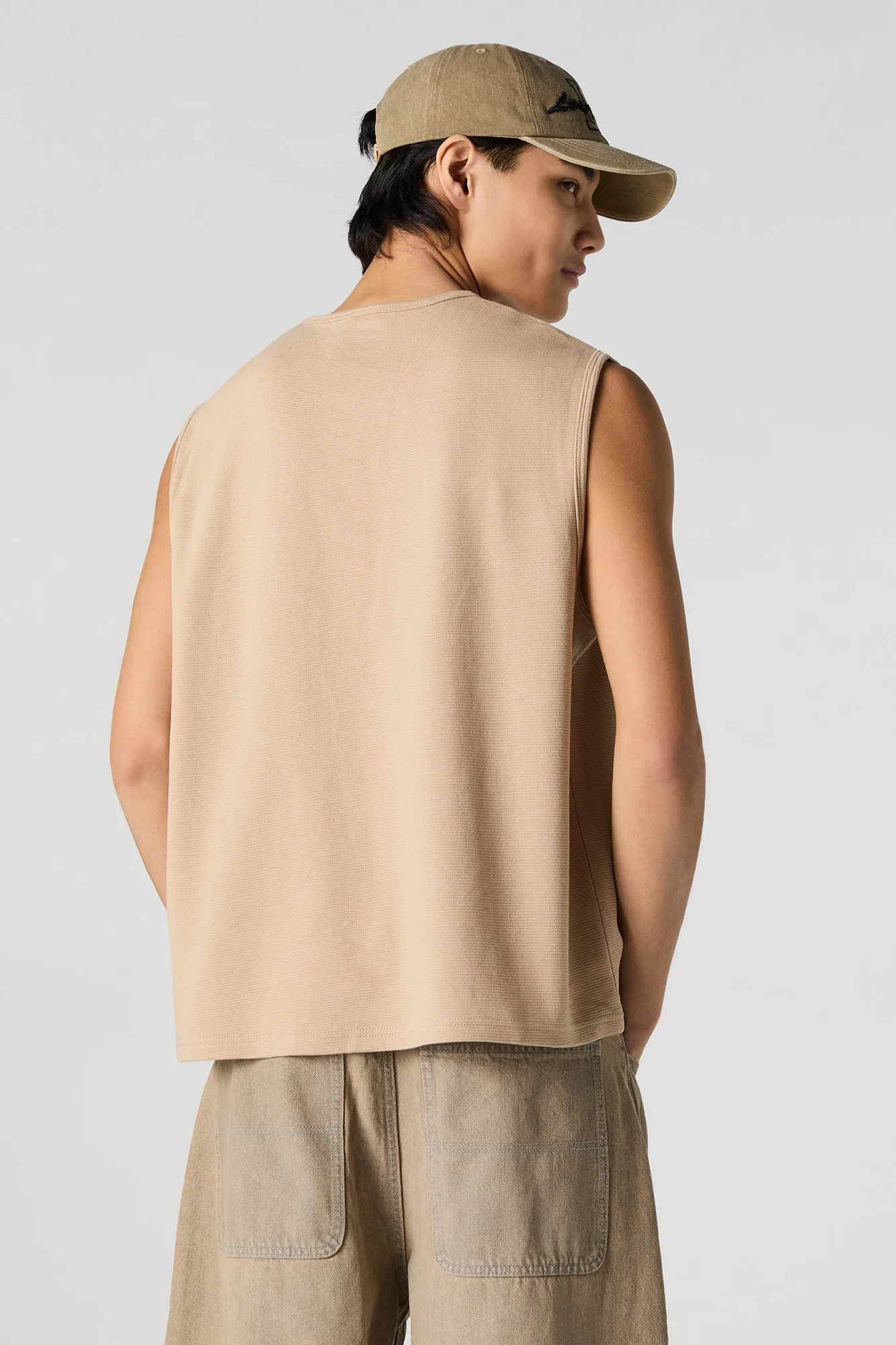 Solid Boxy Tank sold by Urban Planet product image thumbnail 2