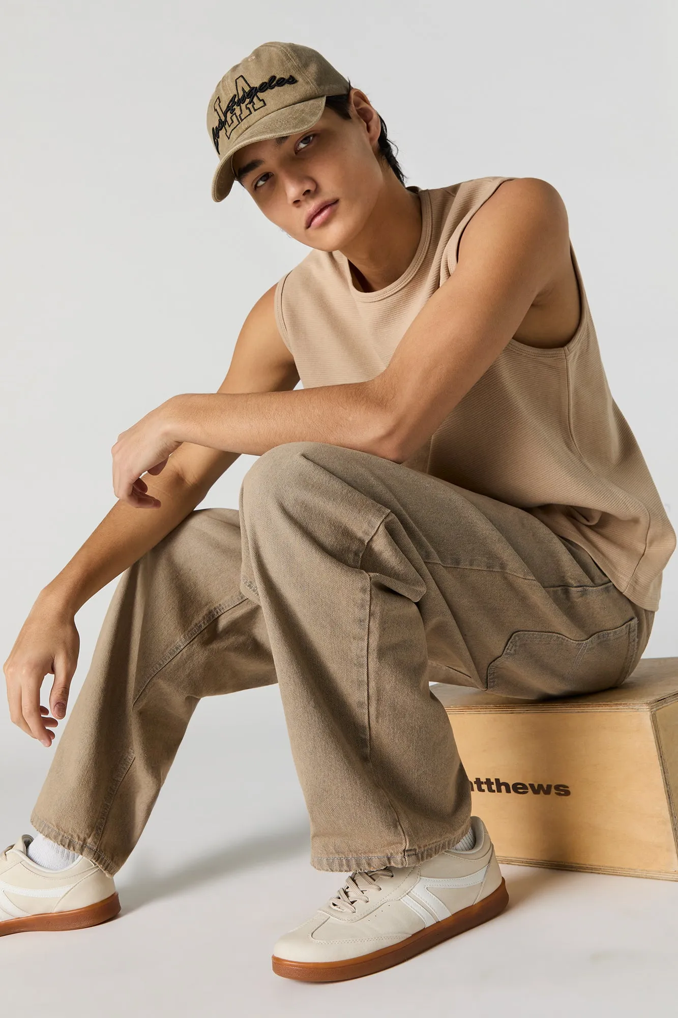 Débardeur carré uni sold by Urban Planet