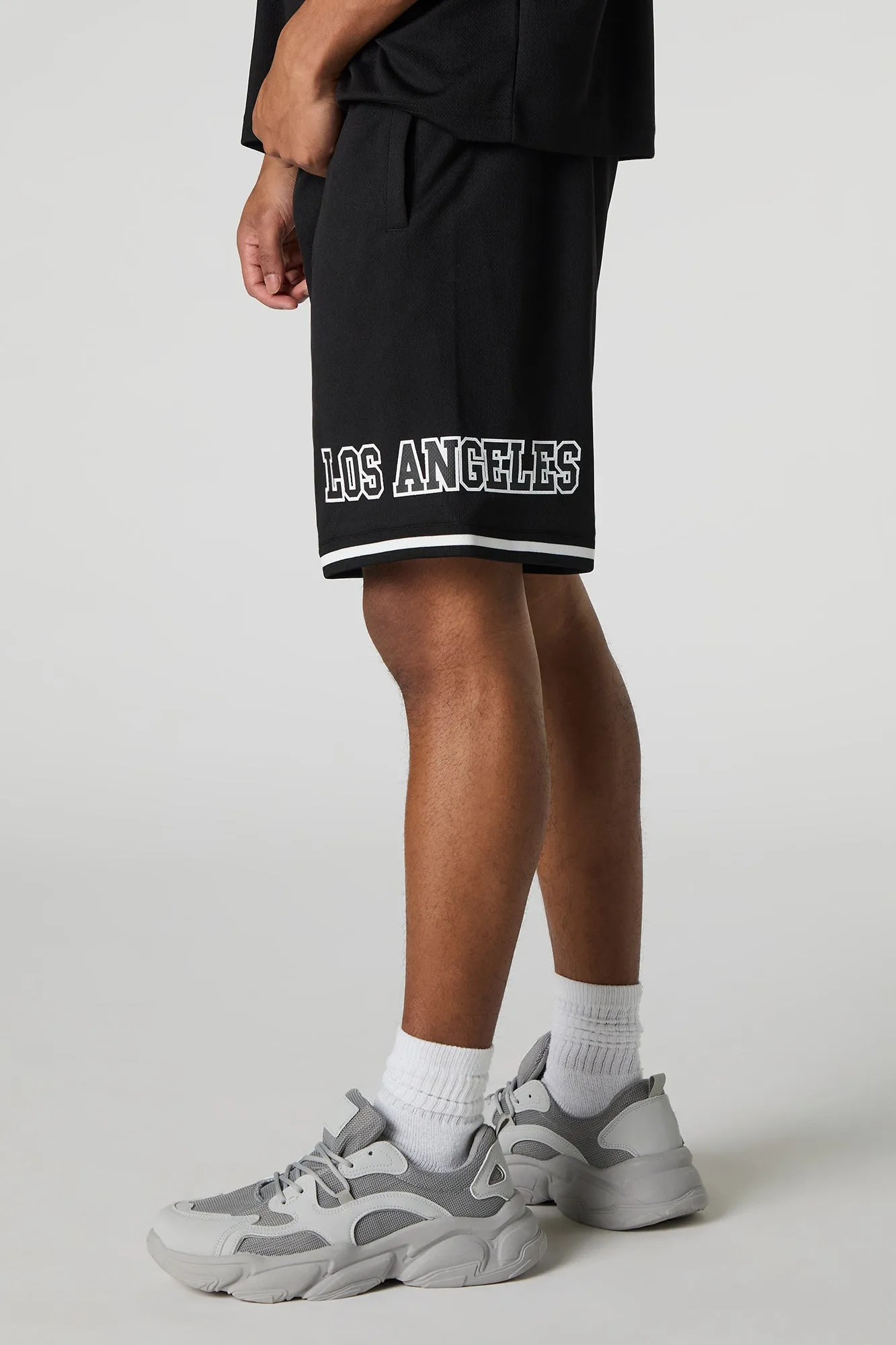LA Graphic Mesh Active Short sold by Urban Planet product image thumbnail 4