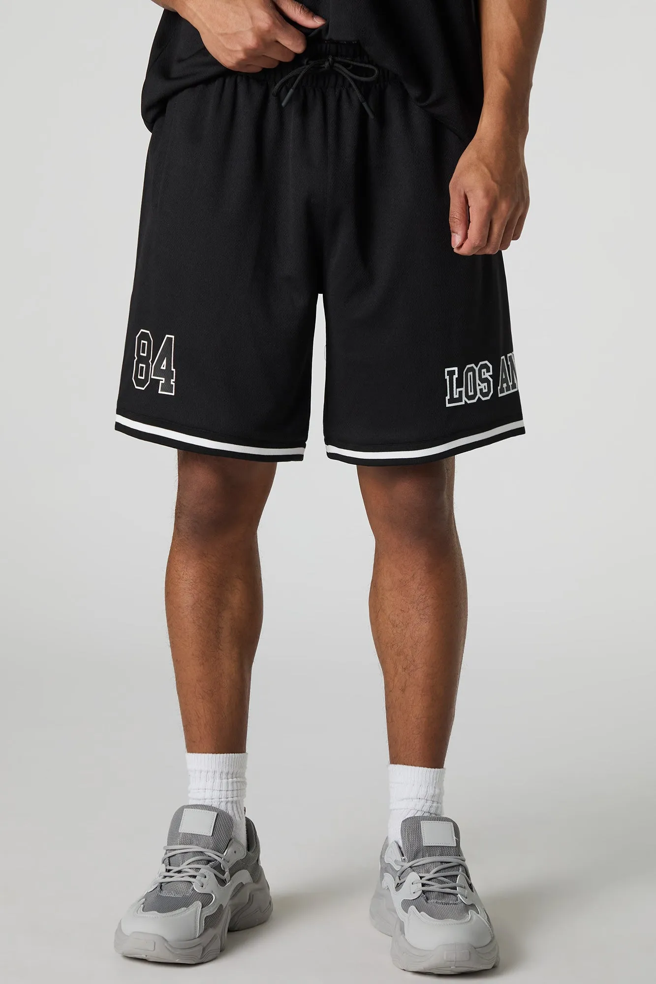 LA Graphic Mesh Active Short sold by Urban Planet