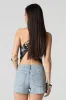 Short en denim extensible clouté sold by Urban Planet