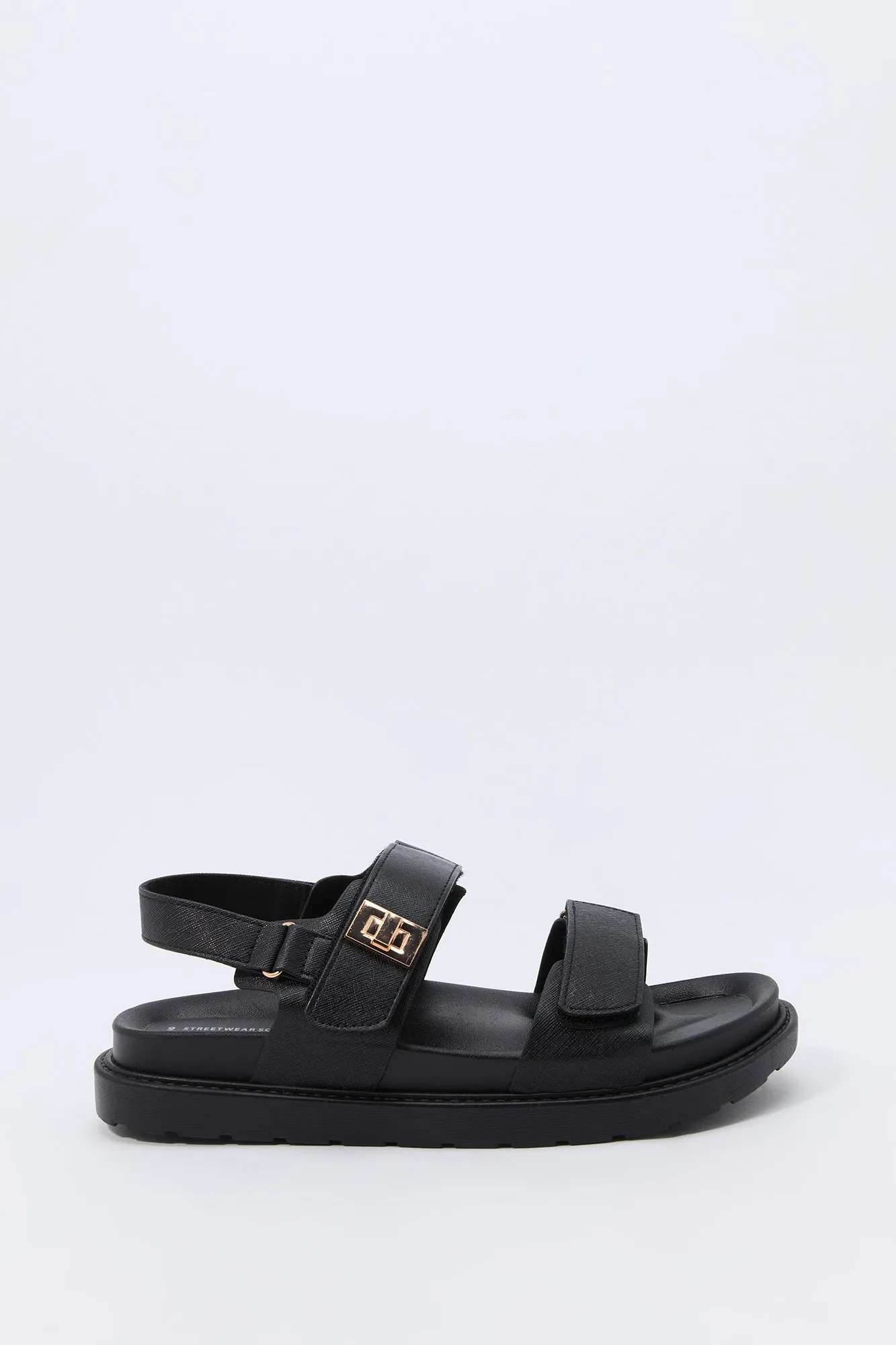 Faux Leather Velcro Strap Sandal sold by Urban Planet product image thumbnail 5