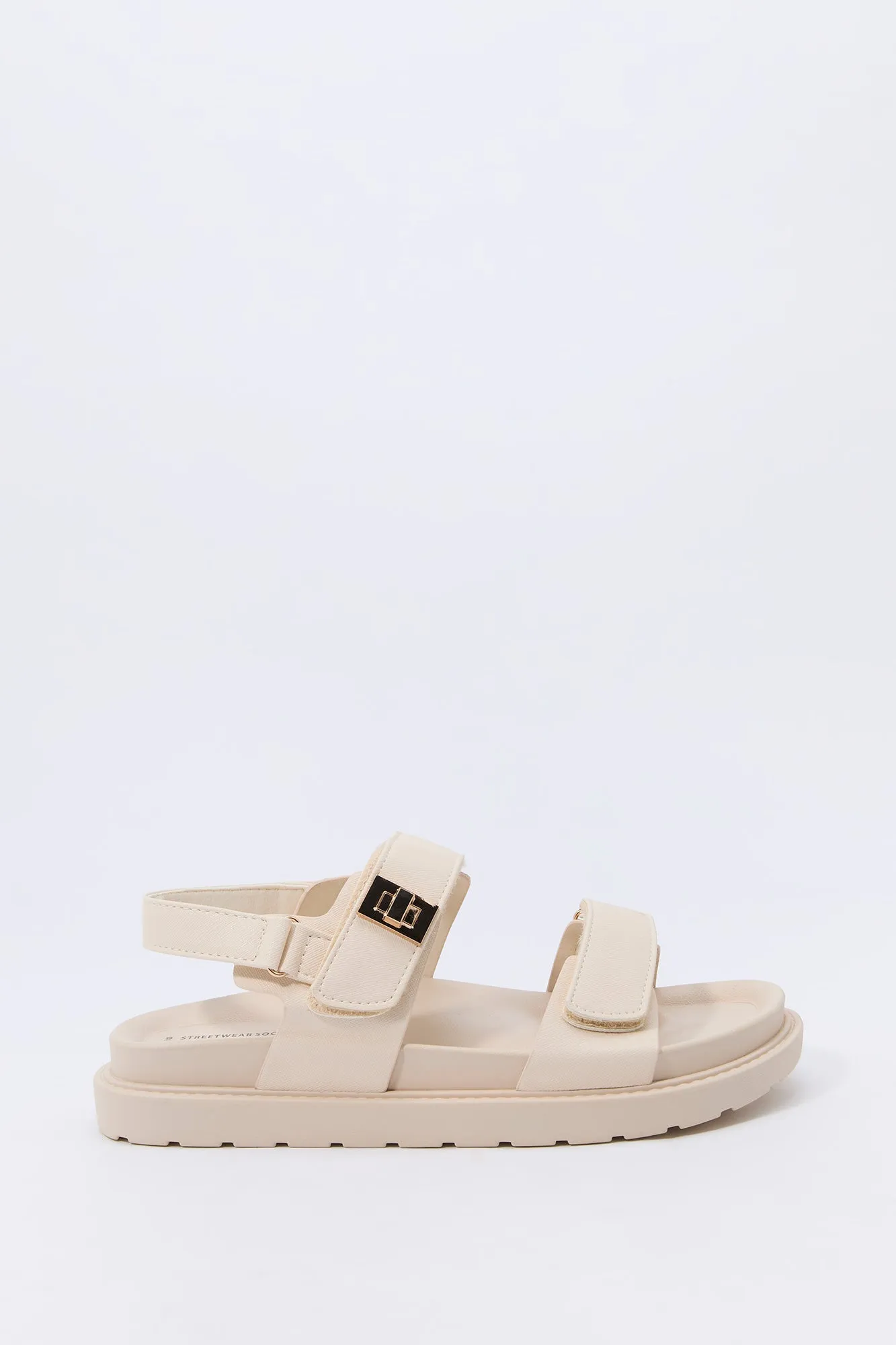 Faux Leather Velcro Strap Sandal sold by Urban Planet product image thumbnail 4
