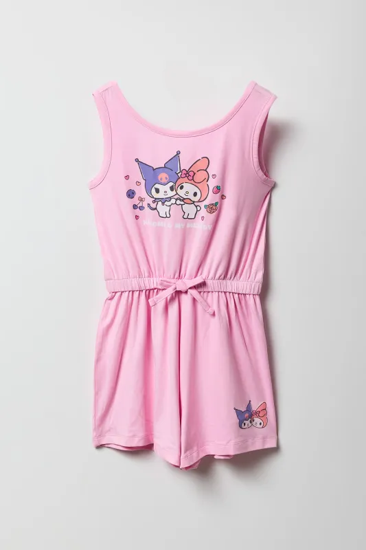 Girls Hello Kitty & Friends Graphic Romper sold by Urban Planet