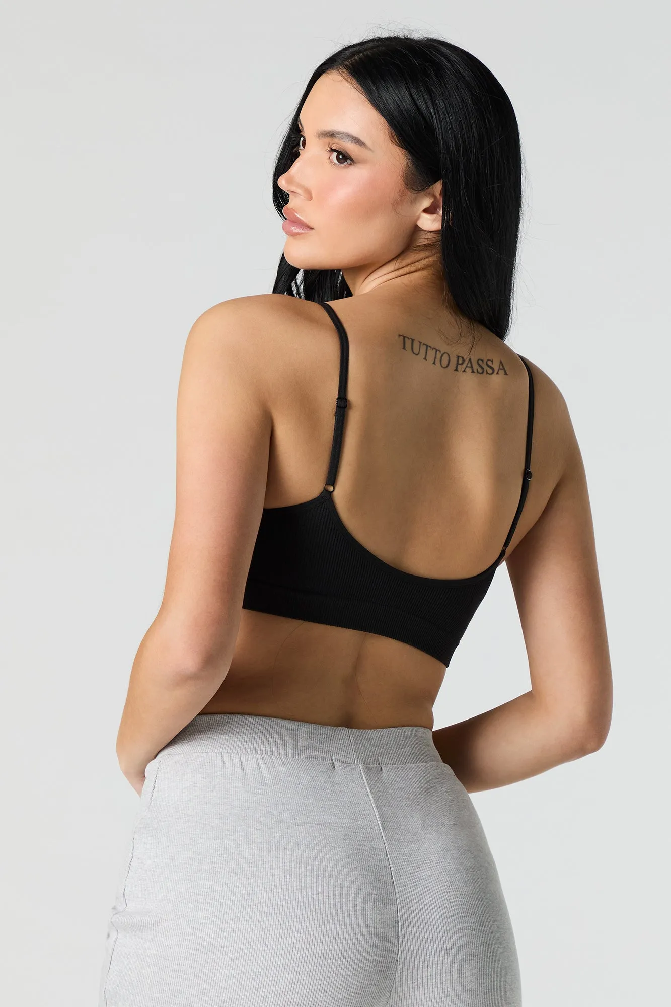 Bralette côtelée sans couture sold by Urban Planet product image thumbnail 5