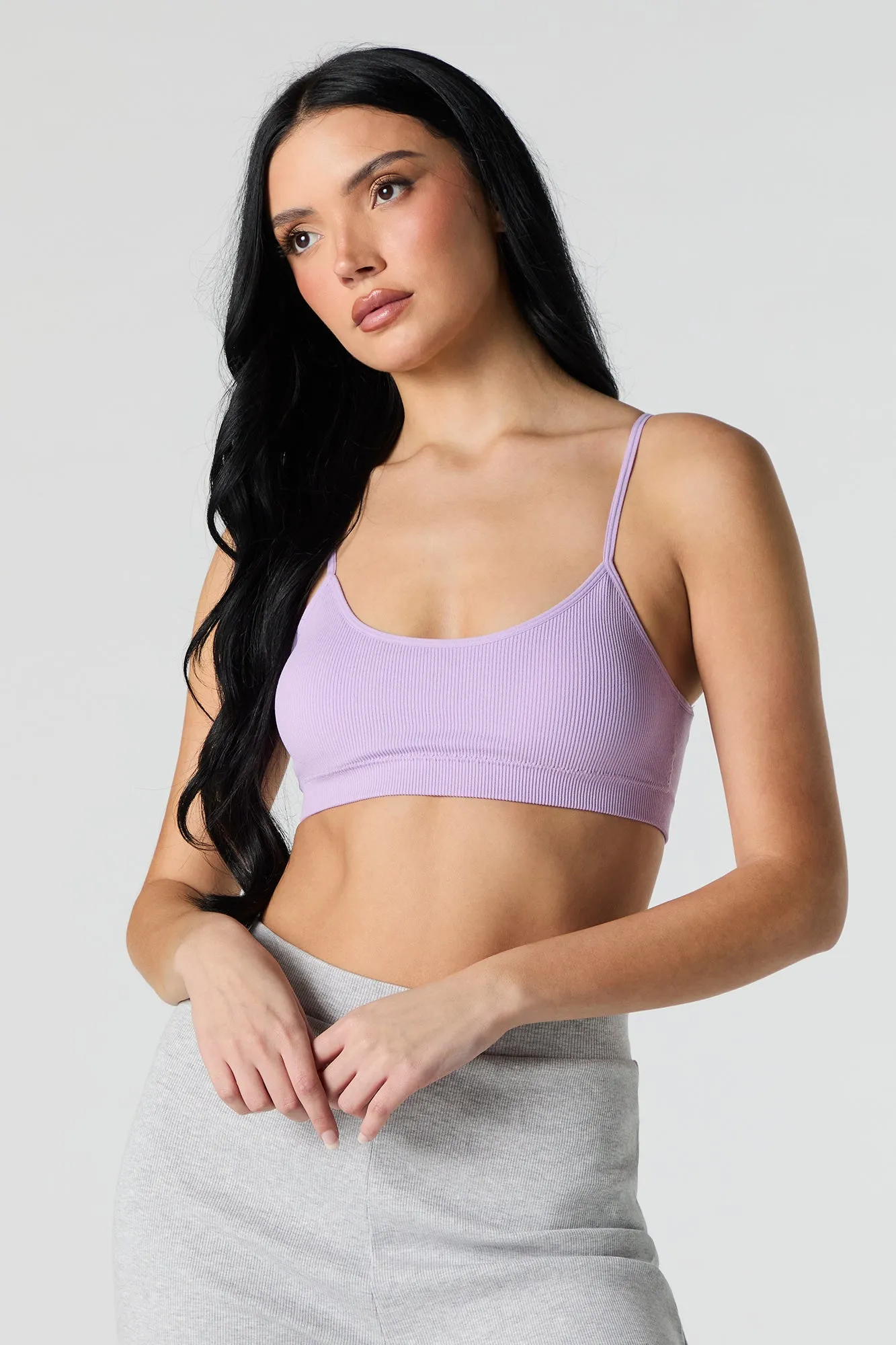 Bralette côtelée sans couture sold by Urban Planet