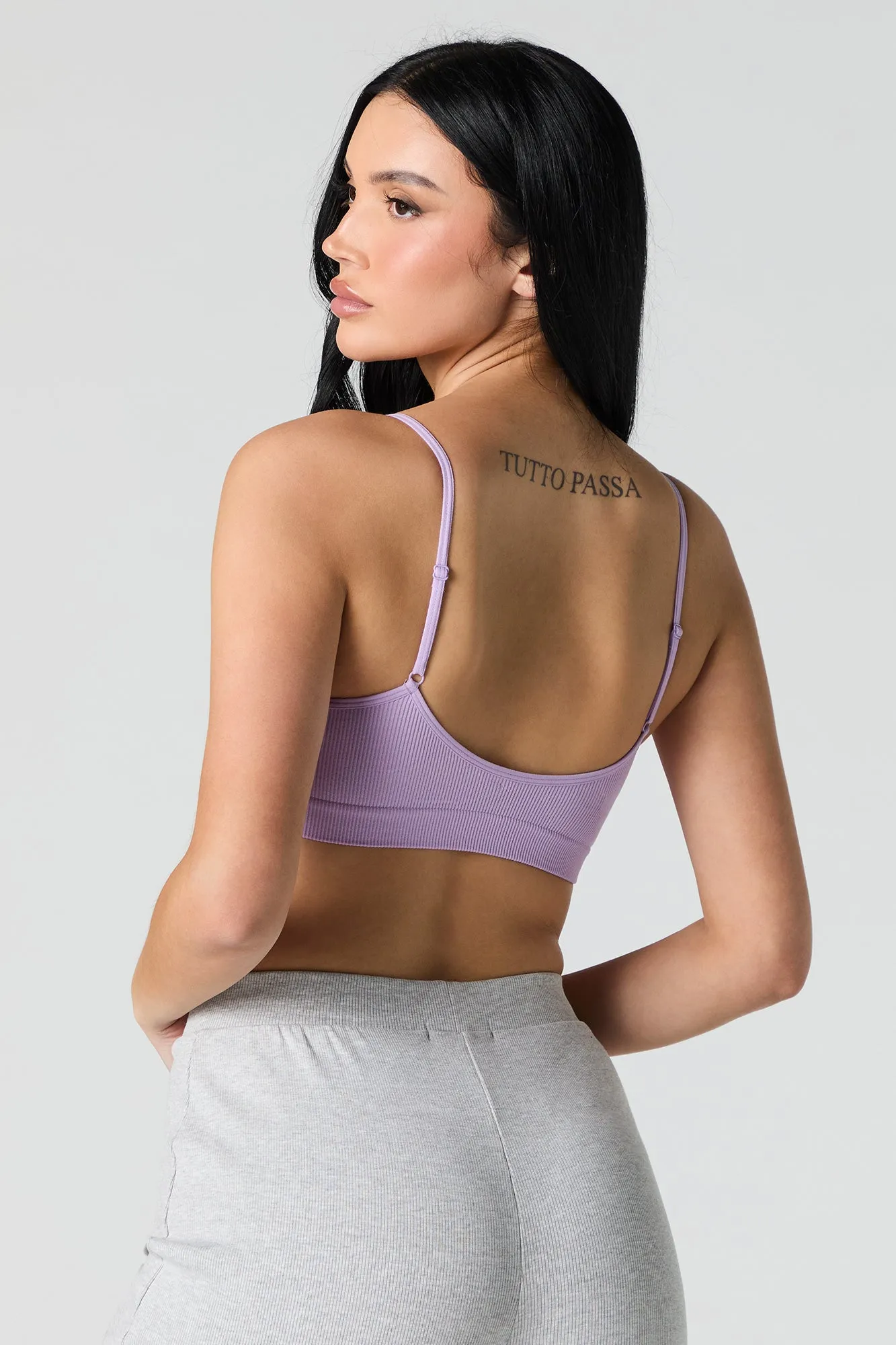 Bralette côtelée sans couture sold by Urban Planet product image thumbnail 2