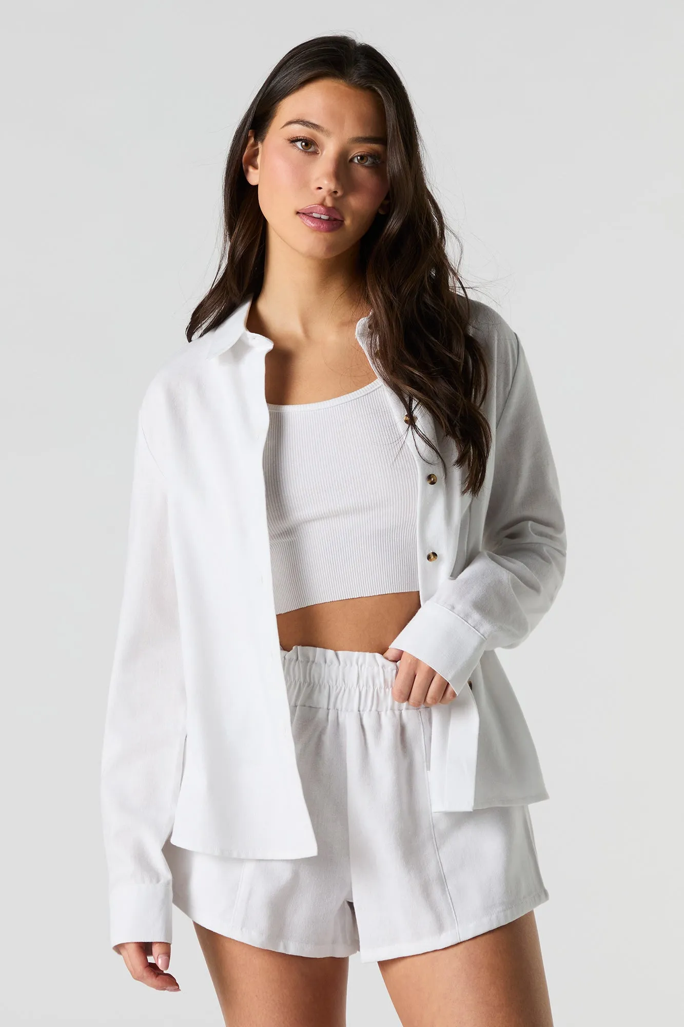 Linen Flowy Short sold by Urban Planet product image thumbnail 4