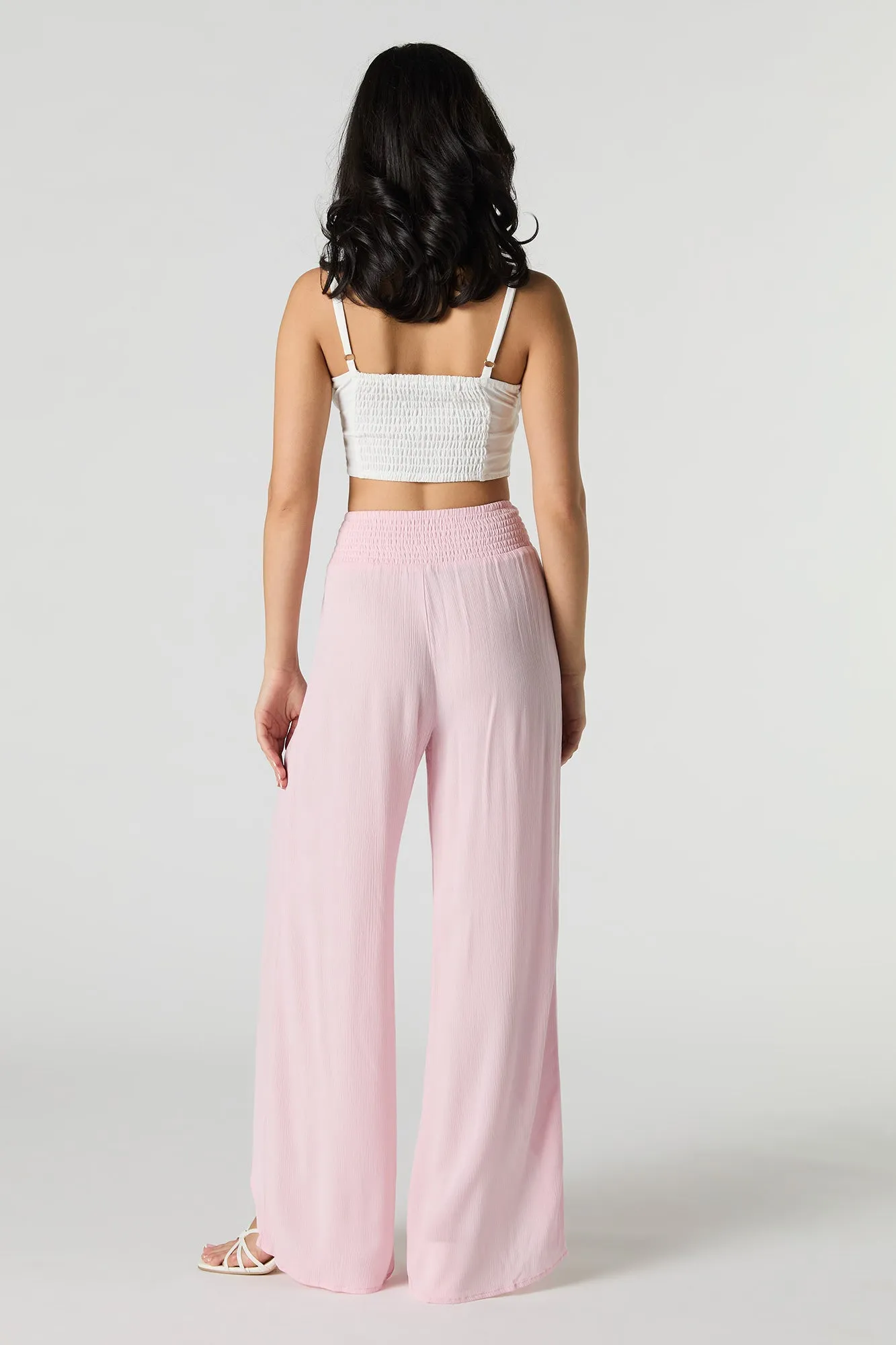 Pantalon fluide à jambe large avec fente sold by Urban Planet product image thumbnail 3