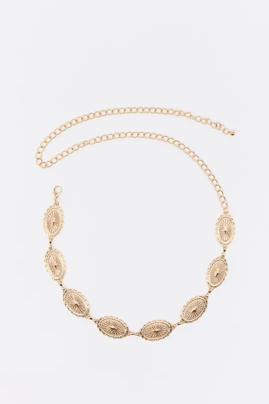 Medallion Chain Belt sold by Urban Planet