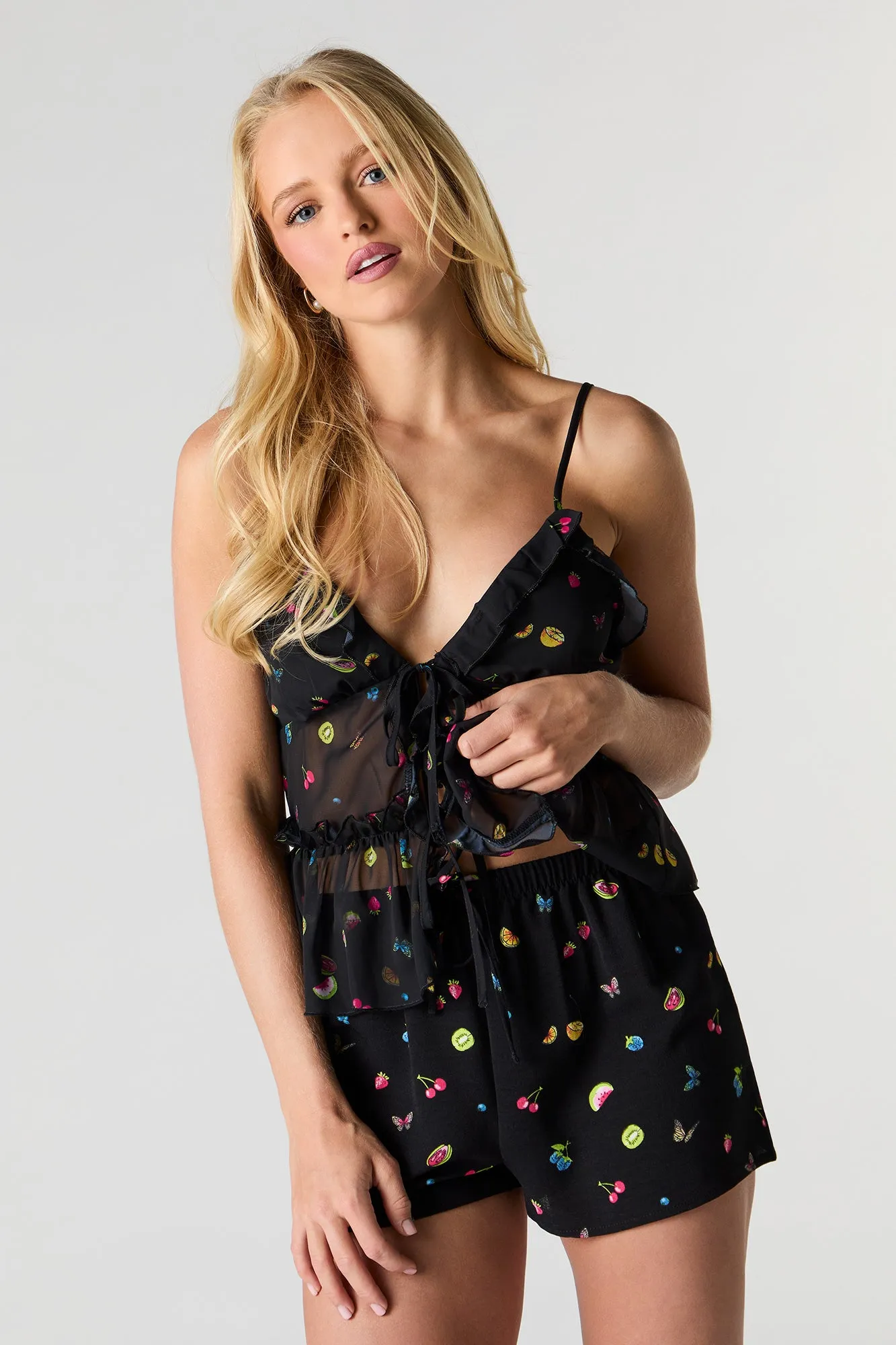 Chiffon Drawstring Short sold by Urban Planet product image thumbnail 4