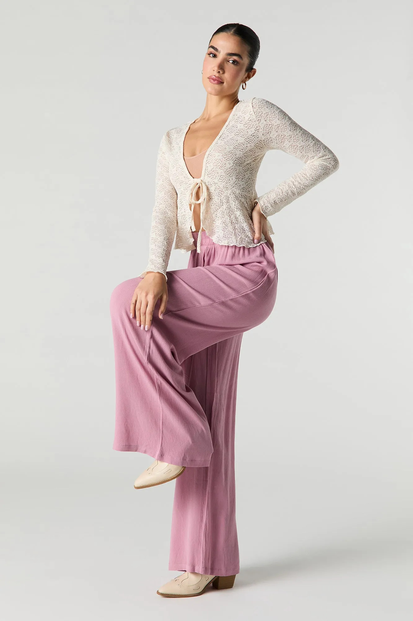 Flowy Wide Leg Pant sold by Urban Planet