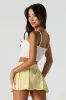 Printed Pleated Mini Skort sold by Urban Planet