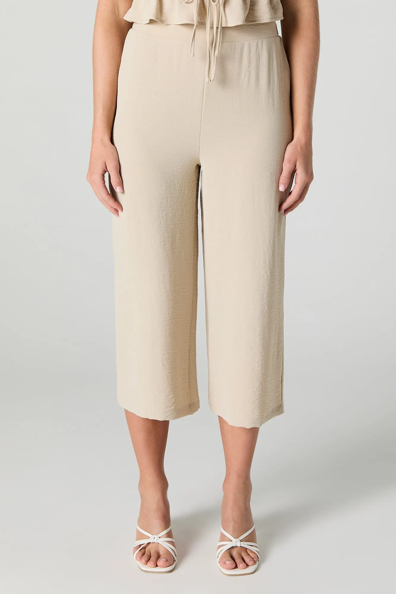 Flowy Wide Leg Capri sold by Urban Planet product image thumbnail 2