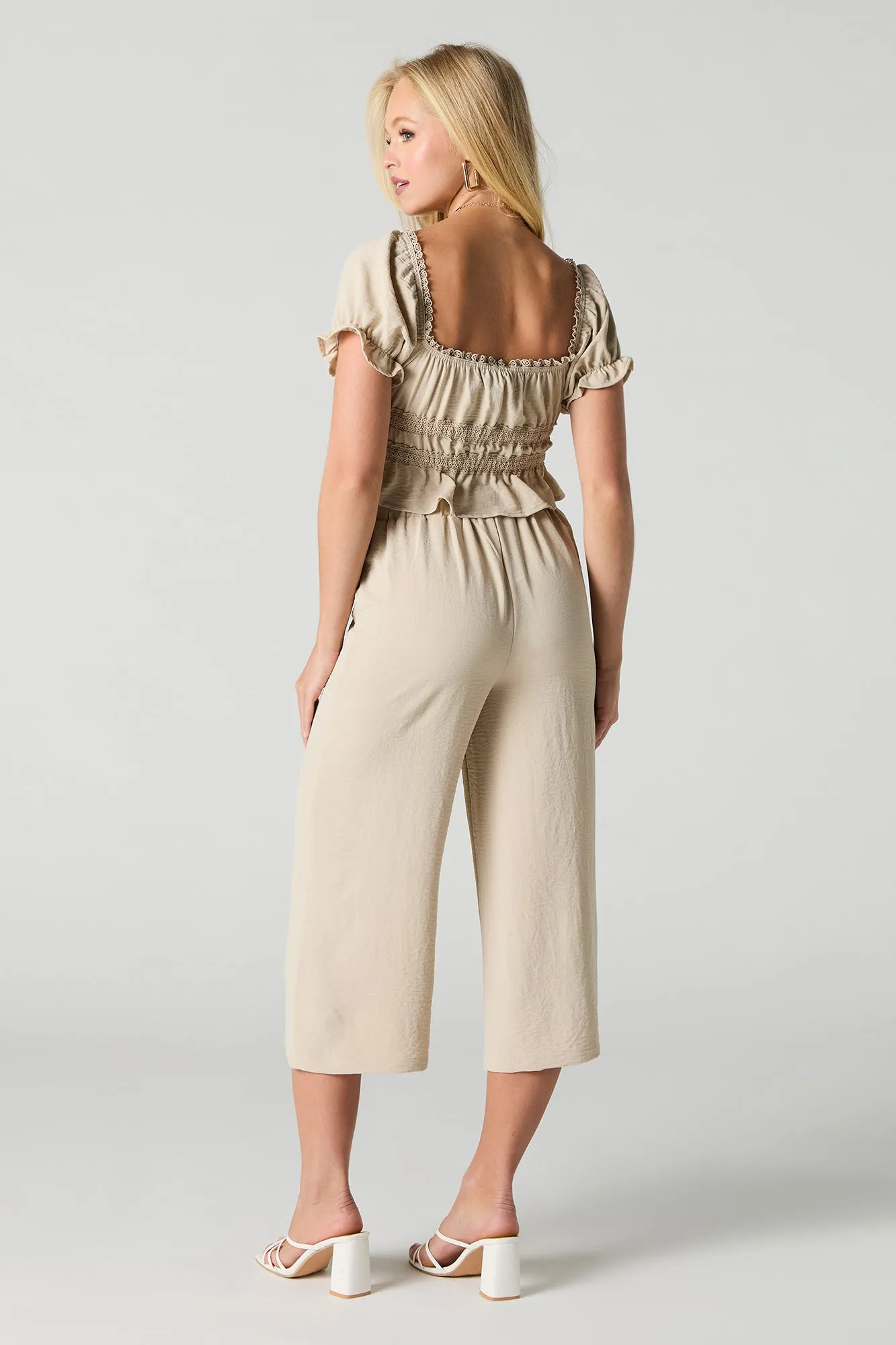 Flowy Wide Leg Capri sold by Urban Planet product image thumbnail 3