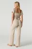 Belted Flowy Straight Leg Pant sold by Urban Planet