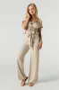 Belted Flowy Straight Leg Pant sold by Urban Planet