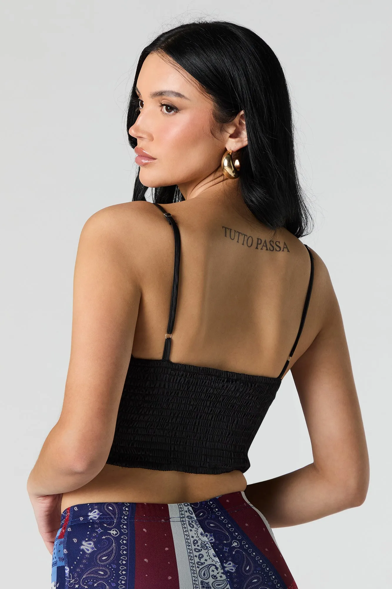 Camisole en satin avec liséré de dentelle sold by Urban Planet product image thumbnail 5