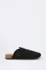 Faux Suede Buckled Cork Sandal sold by Urban Planet