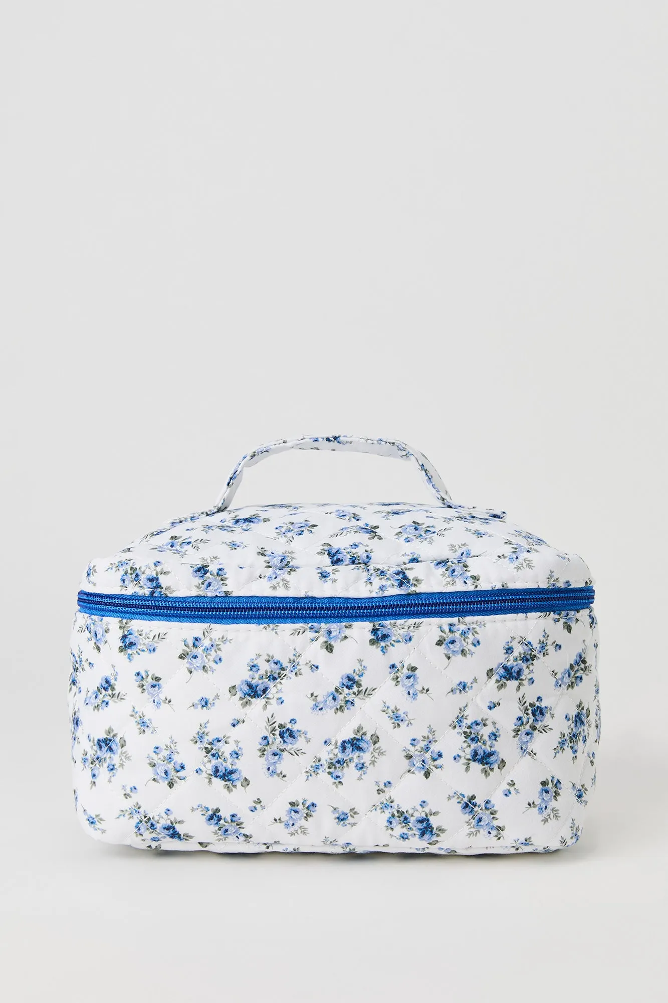 Large Floral Quilted Makeup Bag sold by Urban Planet product image thumbnail 4