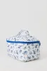 Large Floral Quilted Makeup Bag sold by Urban Planet