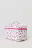 Large Floral Quilted Makeup Bag sold by Urban Planet