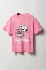 Peanuts Laugh More Graphic Boyfriend T-Shirt sold by Urban Planet