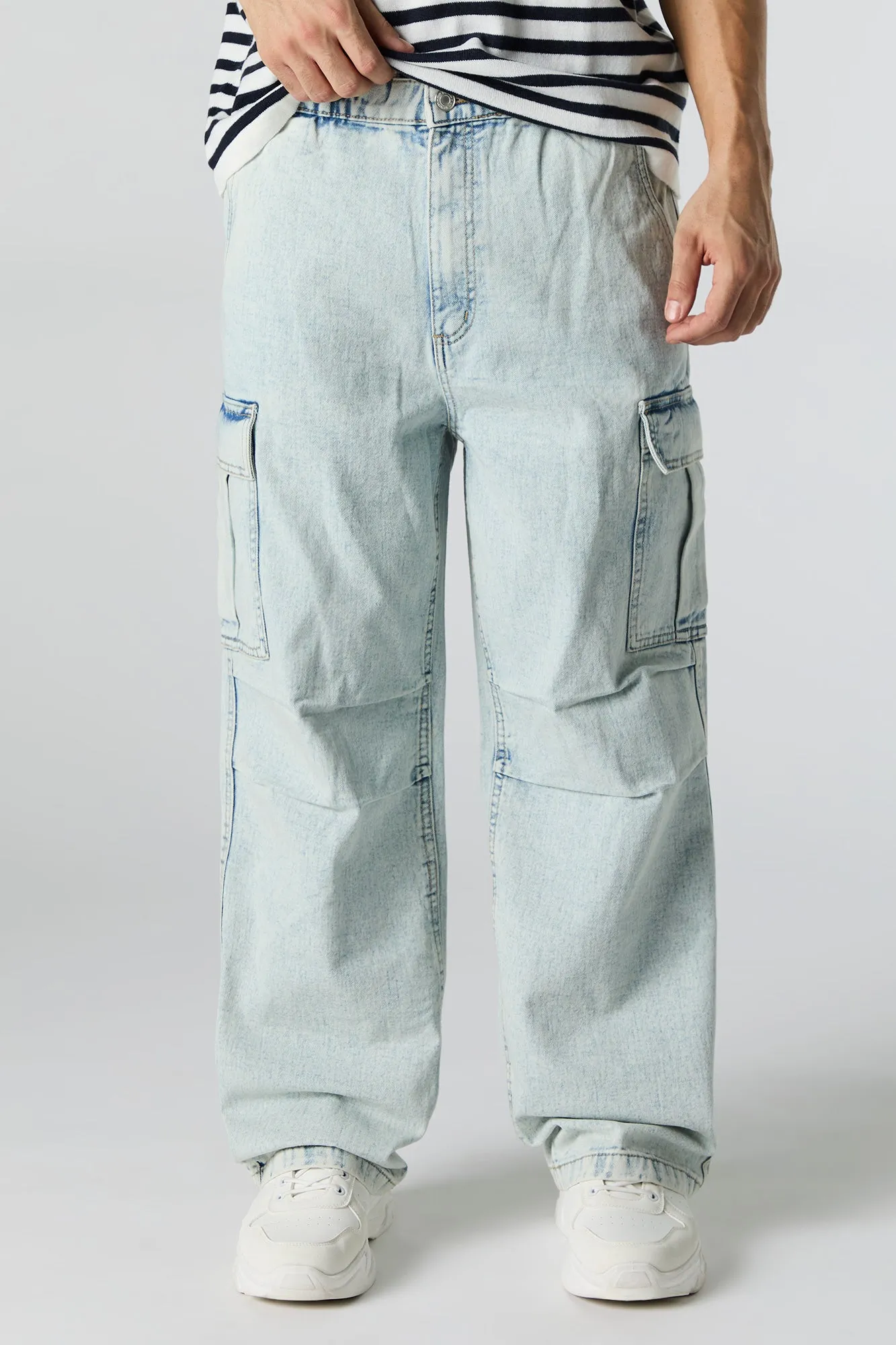 Low Rise Baggy Cargo Jean sold by Urban Planet