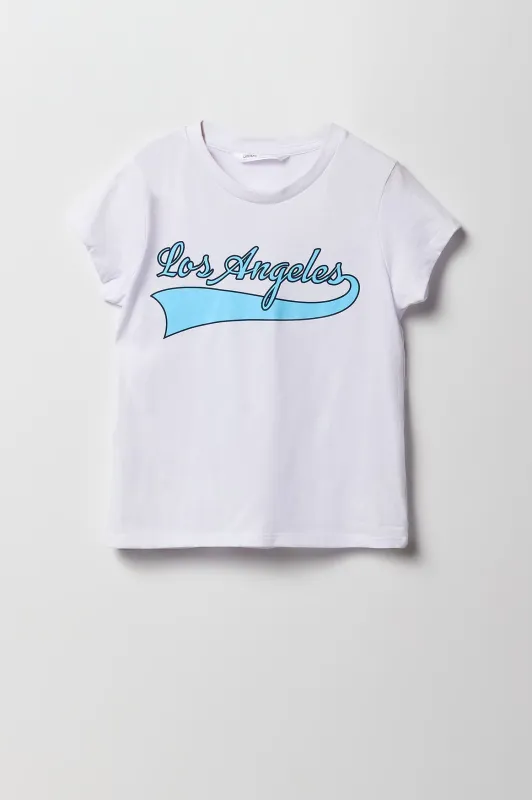 Girls Los Angeles Graphic T-Shirt sold by Urban Planet