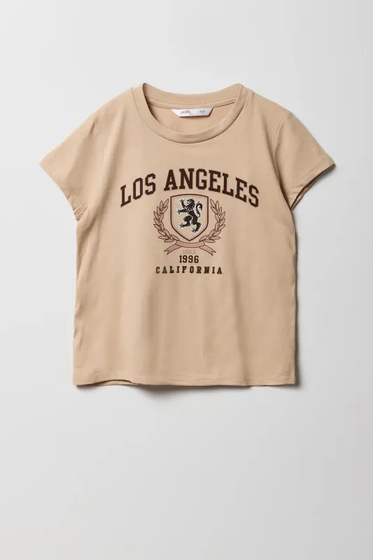 T-shirt à imprimé LA California pour fille sold by Urban Planet