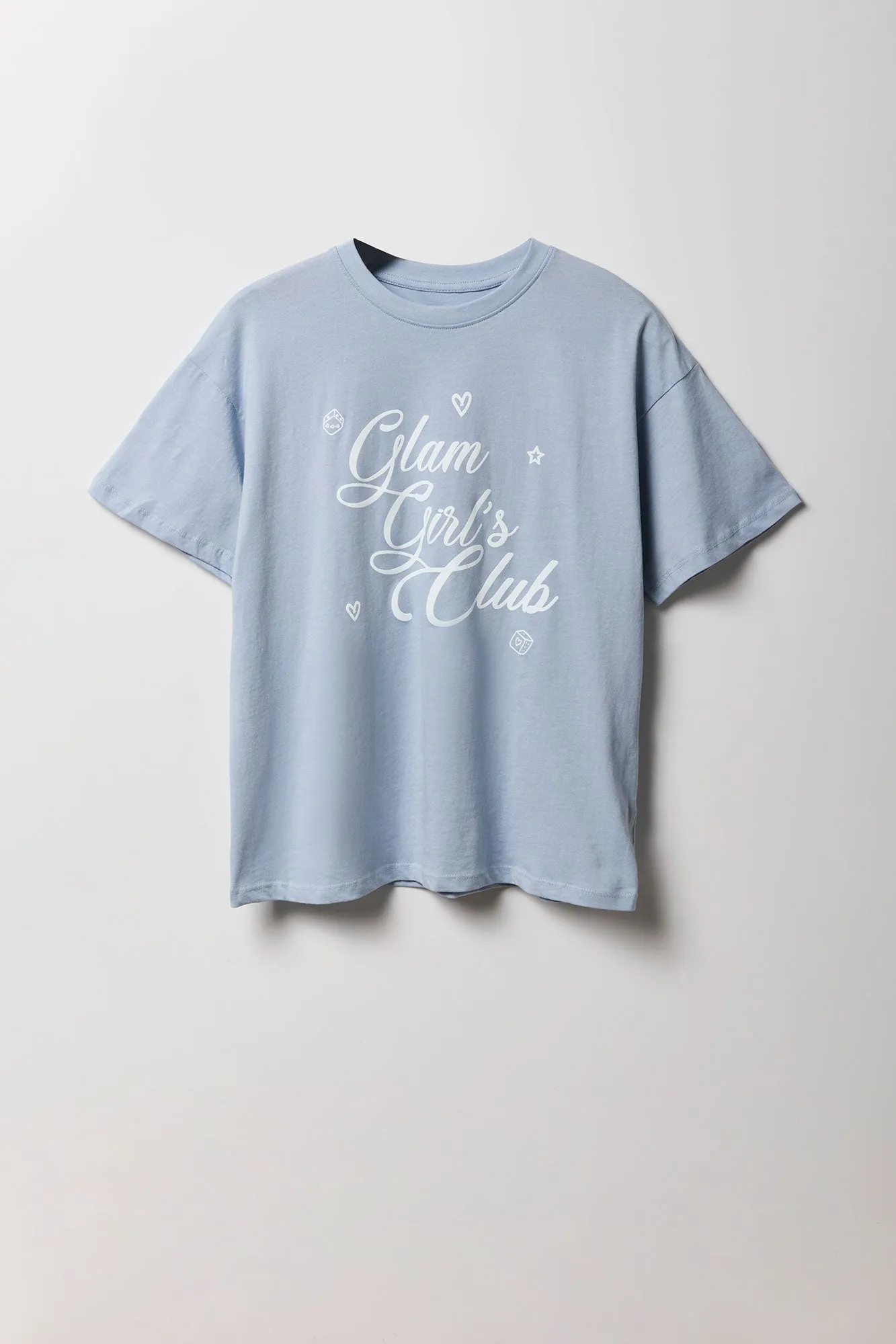 Glam Girls Club Graphic Boyfriend T-Shirt sold by Urban Planet