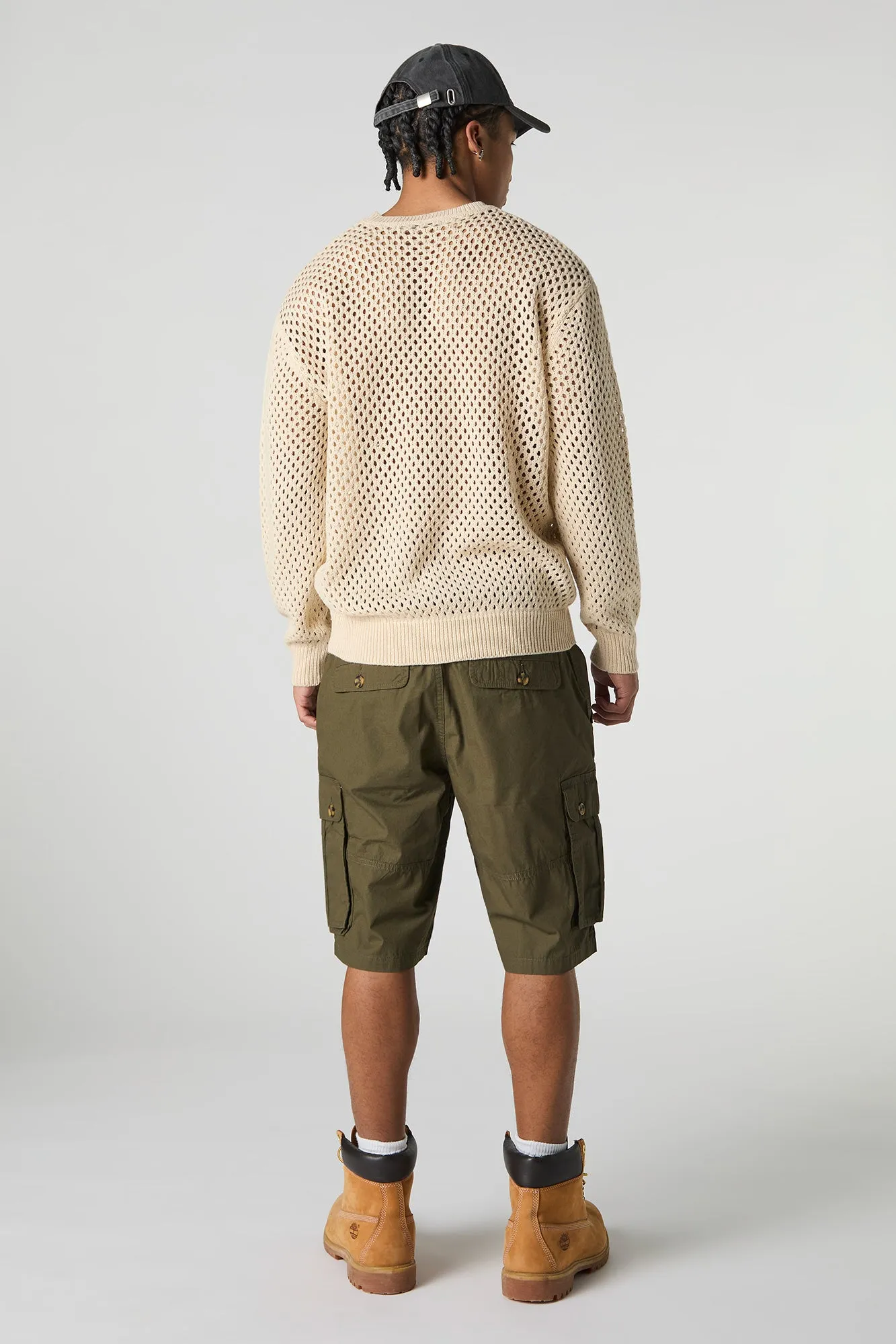 Short cargo long avec poches boutonnées sold by Urban Planet product image thumbnail 3