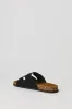 Sandales avec semelles en liège et boucles sold by Urban Planet