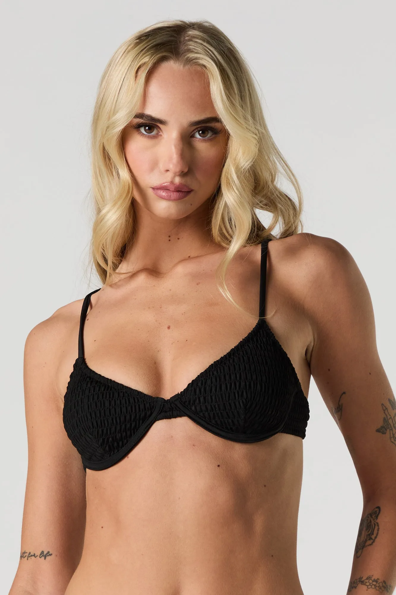 Crinkle Bra Bikini Top sold by Urban Planet product image thumbnail 5