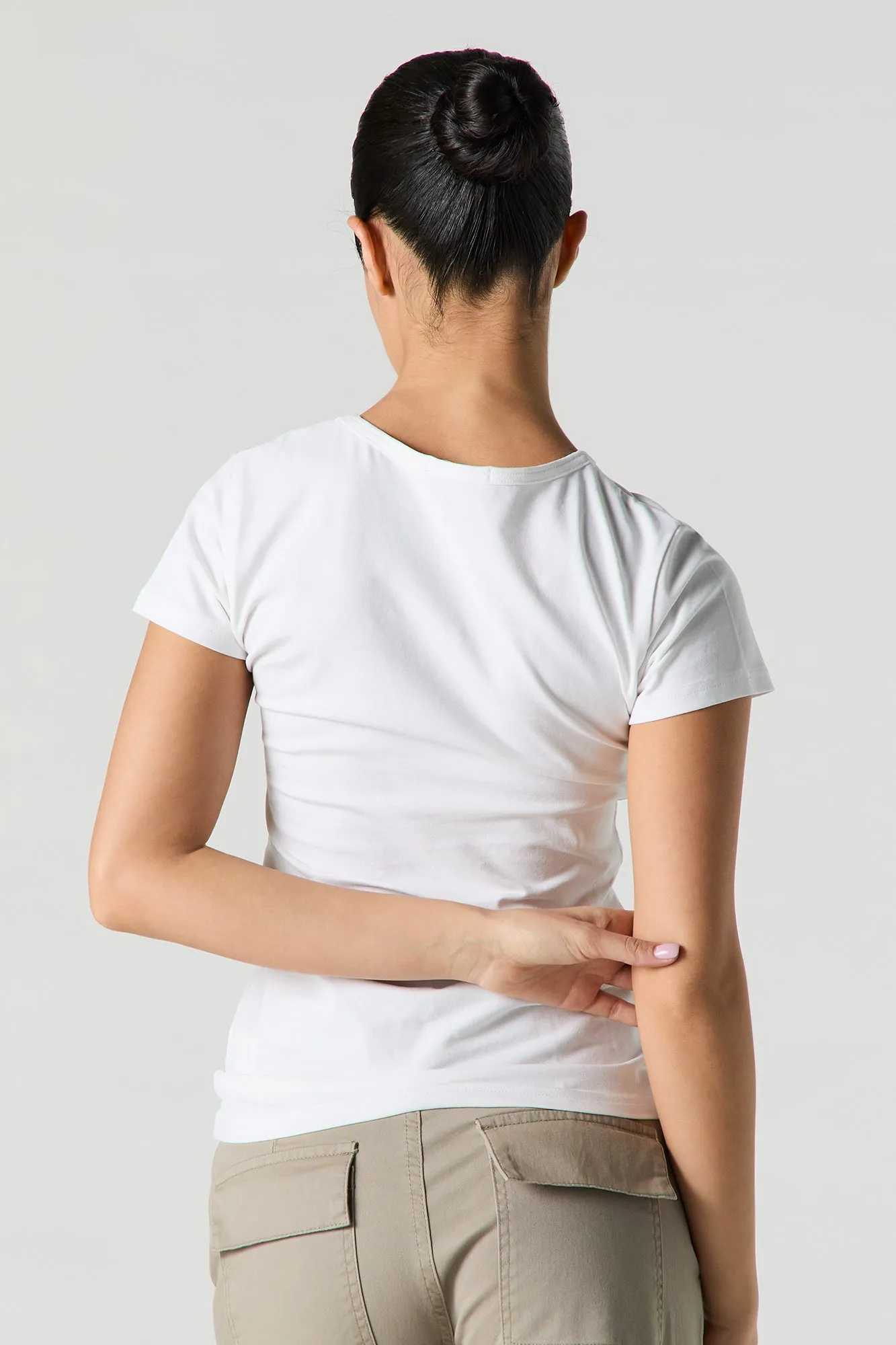 High Neck T-Shirt sold by Urban Planet product image thumbnail 2