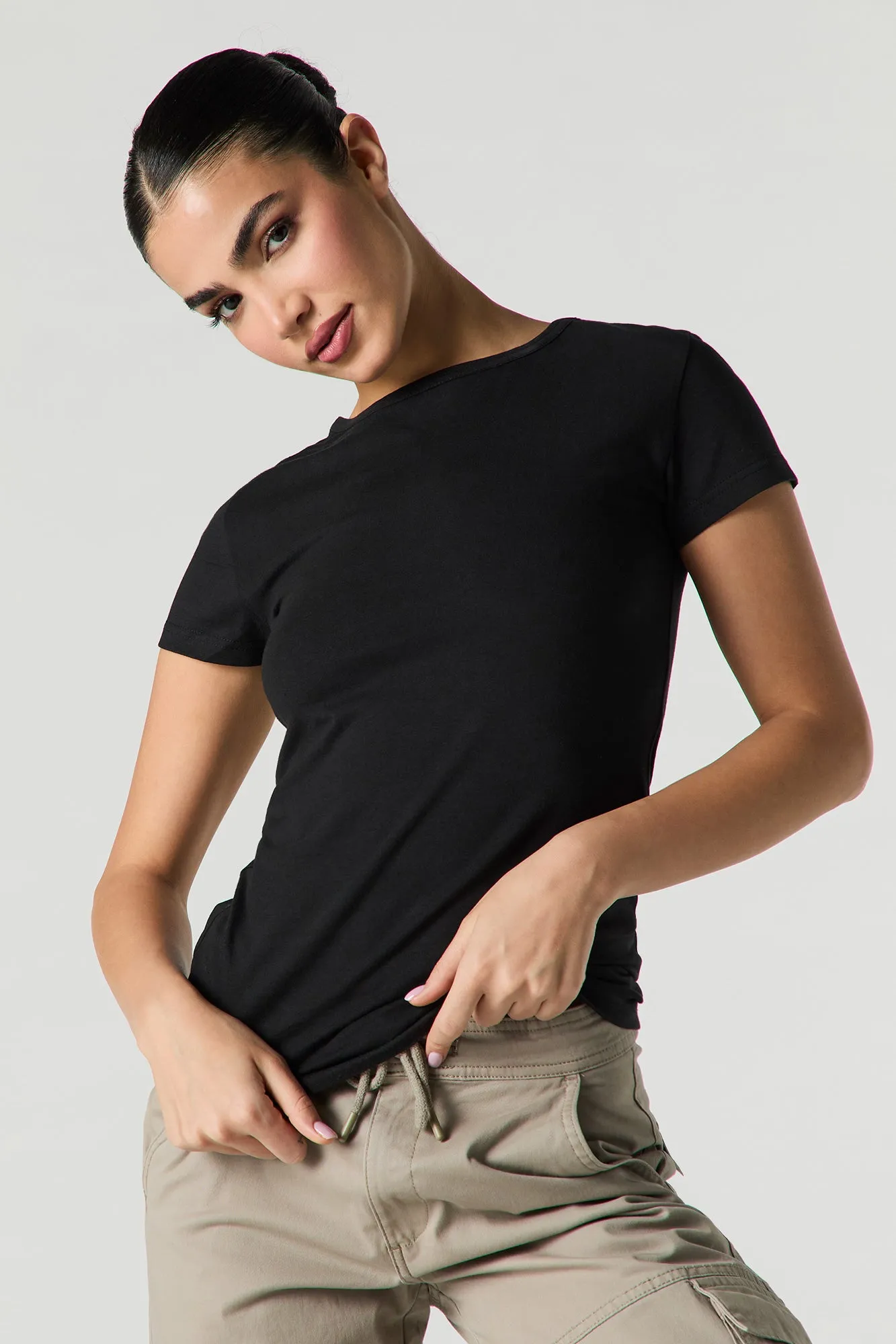 T-shirt à col montant sold by Urban Planet product image thumbnail 4