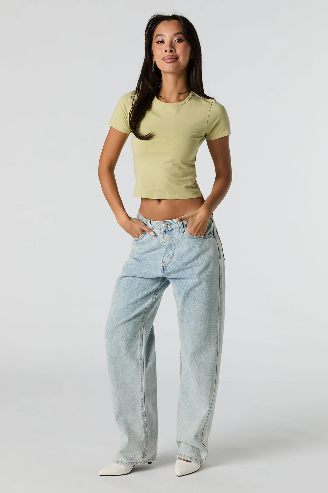 T-shirt ras du cou ultracourt sold by Urban Planet product image thumbnail 3