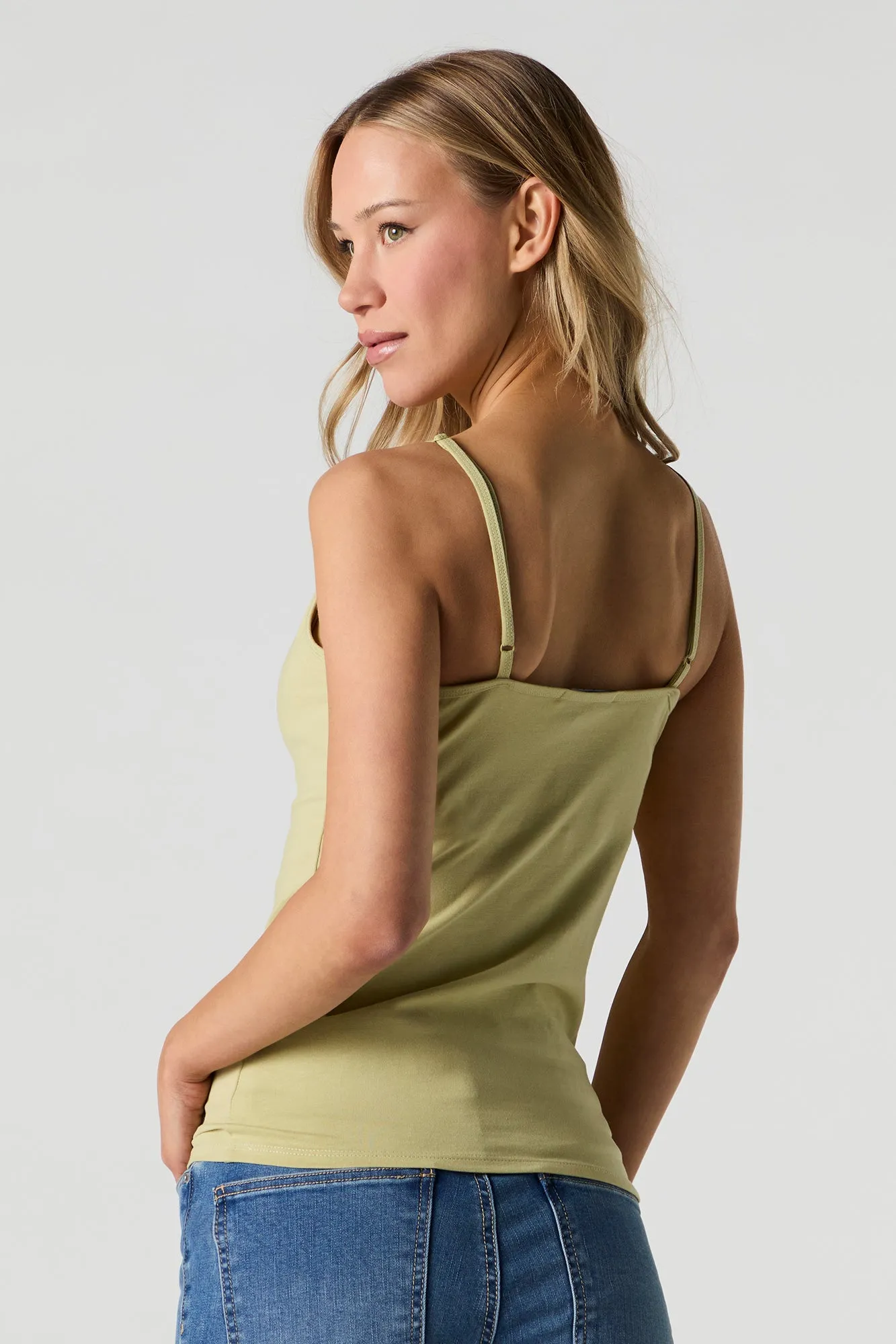 Solid Scoop Neck Cami sold by Urban Planet product image thumbnail 2