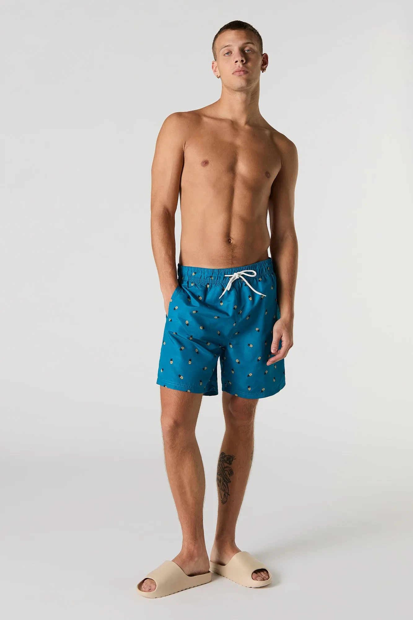 Summer Print Drawstring Short sold by Urban Planet product image thumbnail 3