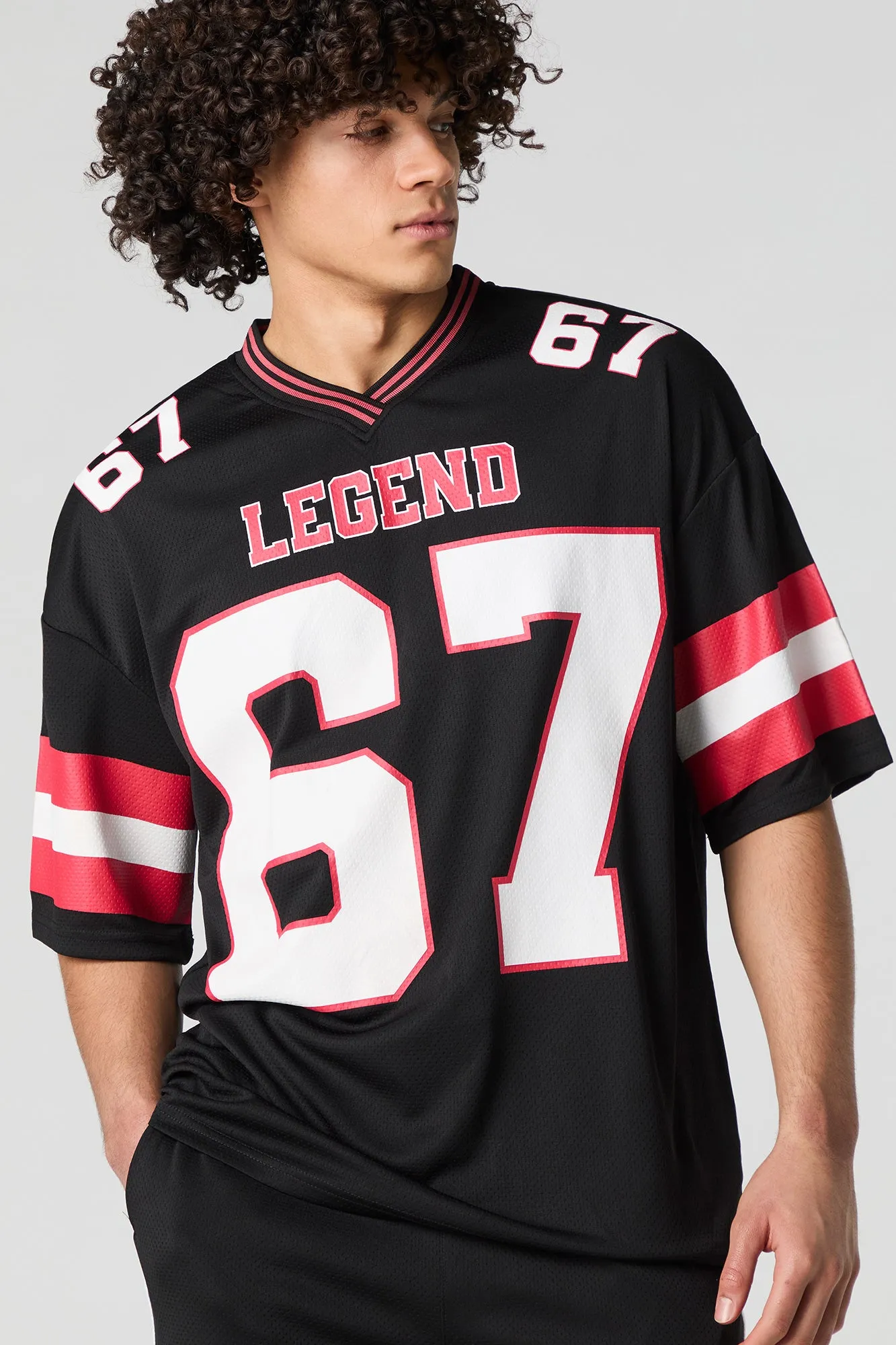 Jersey sport en filet imprimé sold by Urban Planet