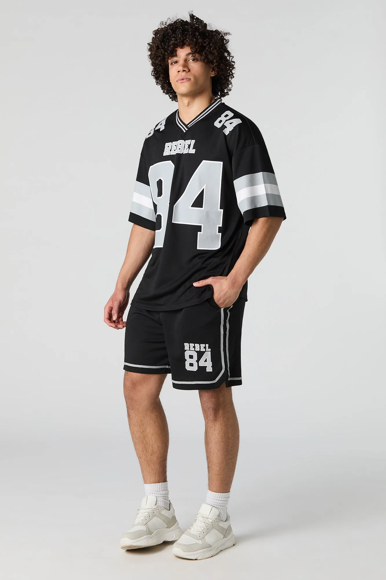 Short sport en filet imprimé sold by Urban Planet product image thumbnail 5