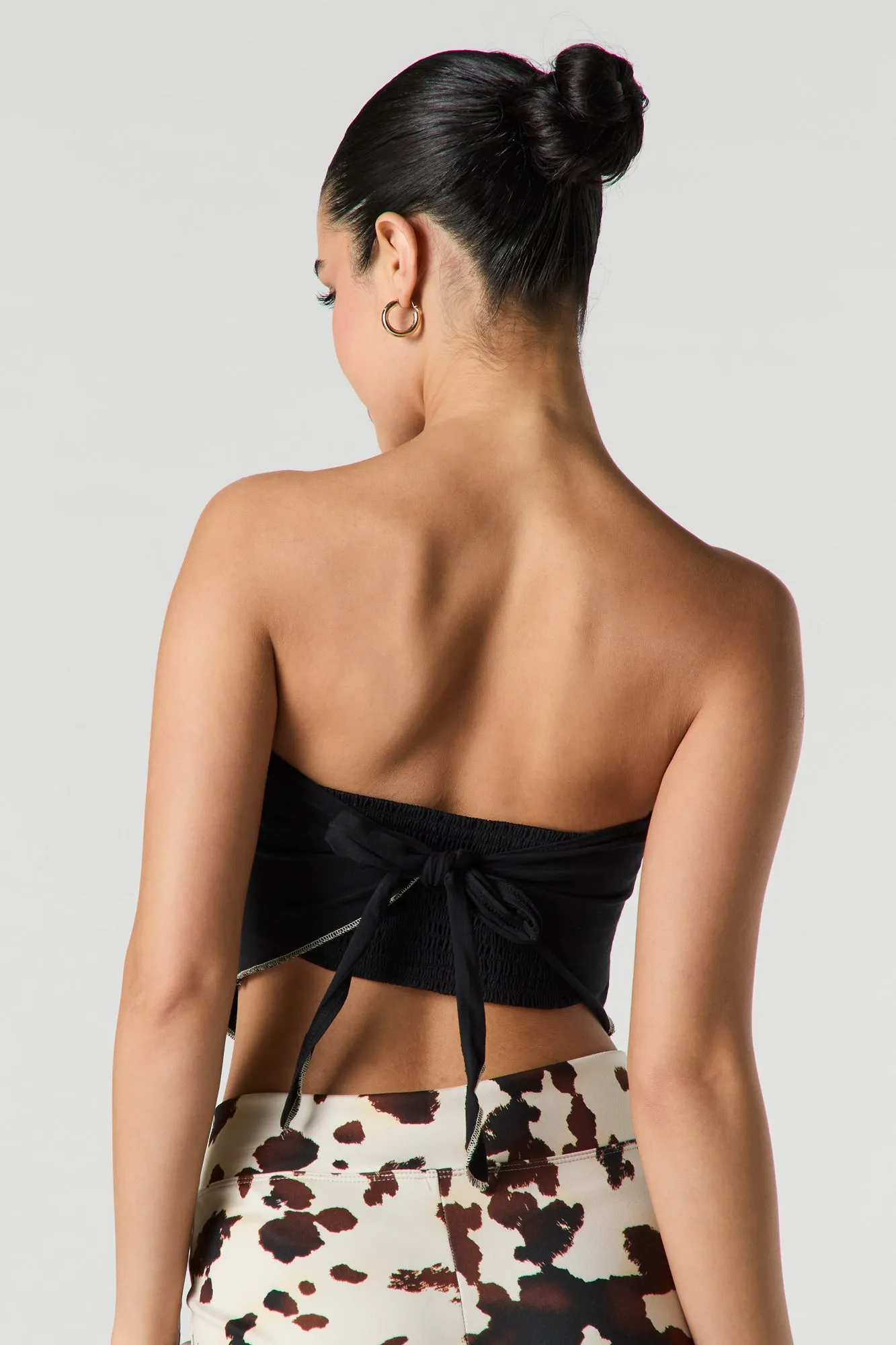 Haut tubulaire à imprimé Western avec ourlet en V sold by Urban Planet product image thumbnail 5