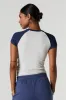 Ribbed Raglan T-Shirt sold by Urban Planet