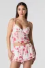 Printed Chiffon Ruffle Short sold by Urban Planet