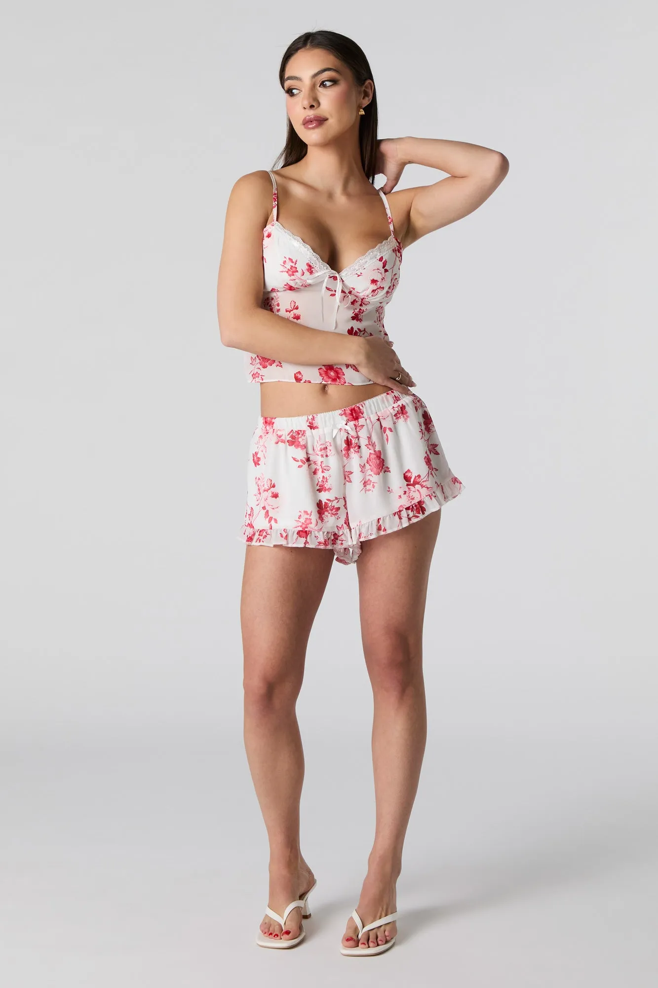 Short volanté en chiffon imprimé sold by Urban Planet product image thumbnail 3