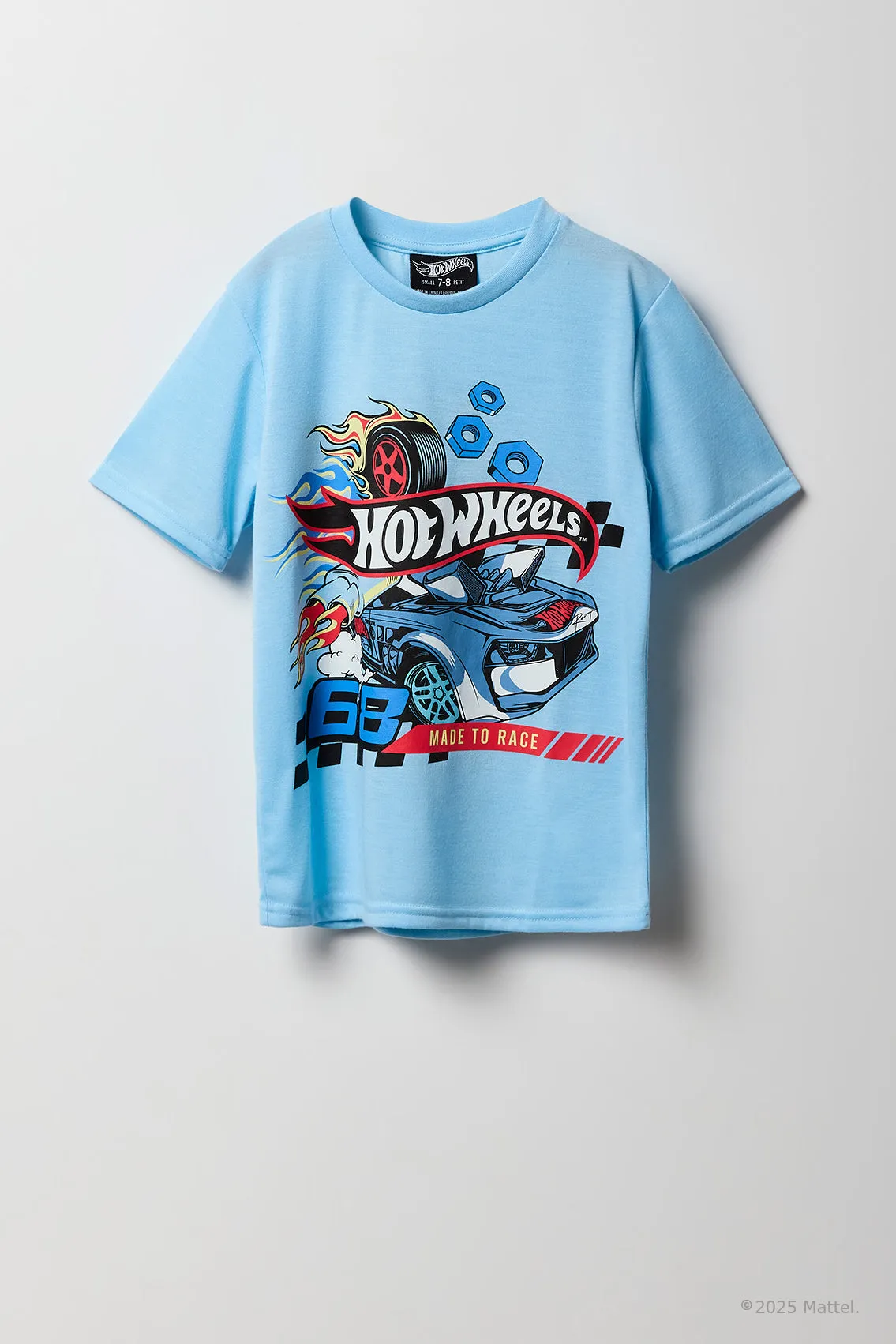 Ensemble-pyjama deux pièces t-shirt et short à imprimé Hot Wheels™ pour garçons sold by Urban Planet product image thumbnail 2