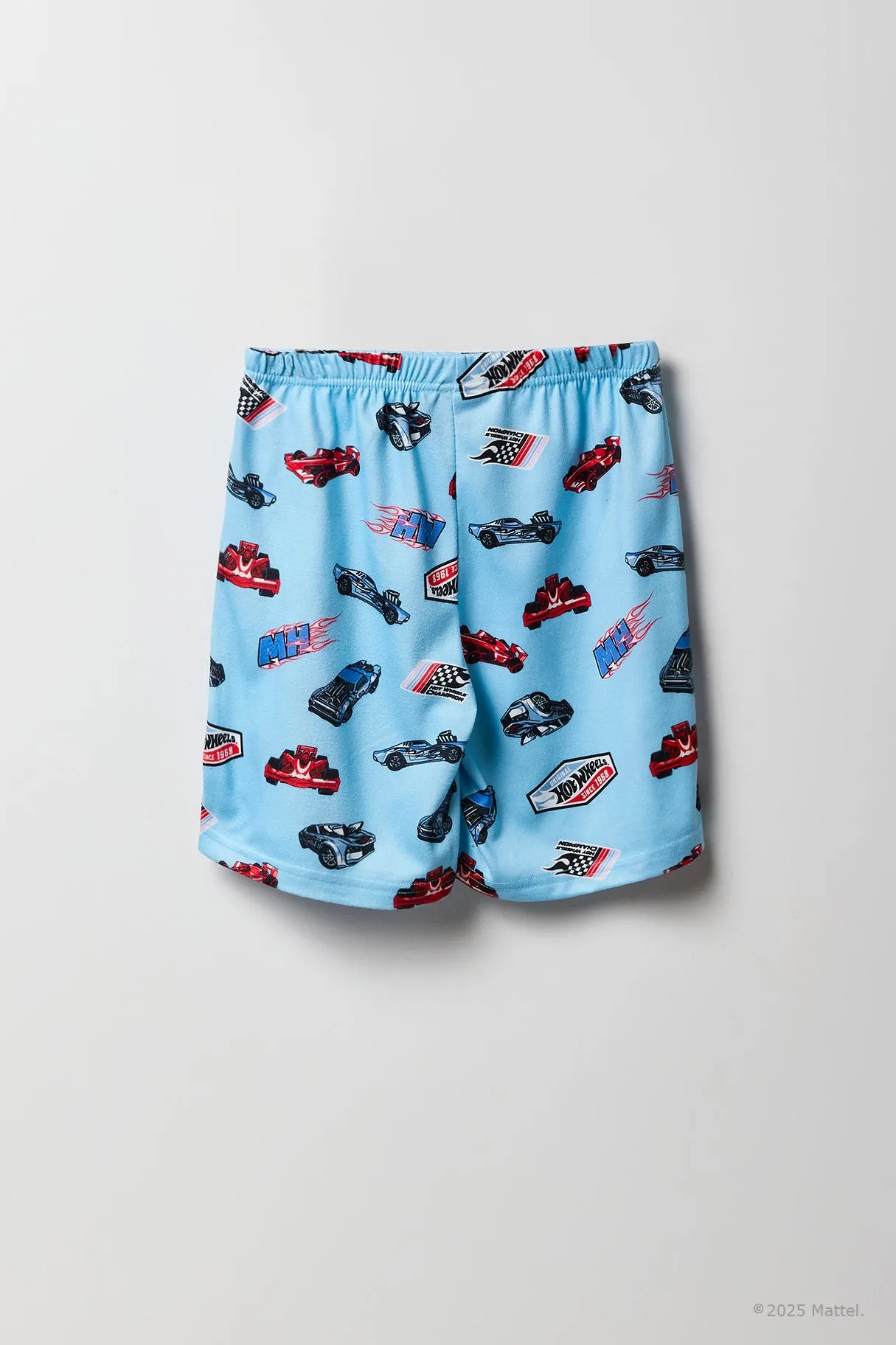 Ensemble-pyjama deux pièces t-shirt et short à imprimé Hot Wheels™ pour garçons sold by Urban Planet product image thumbnail 5