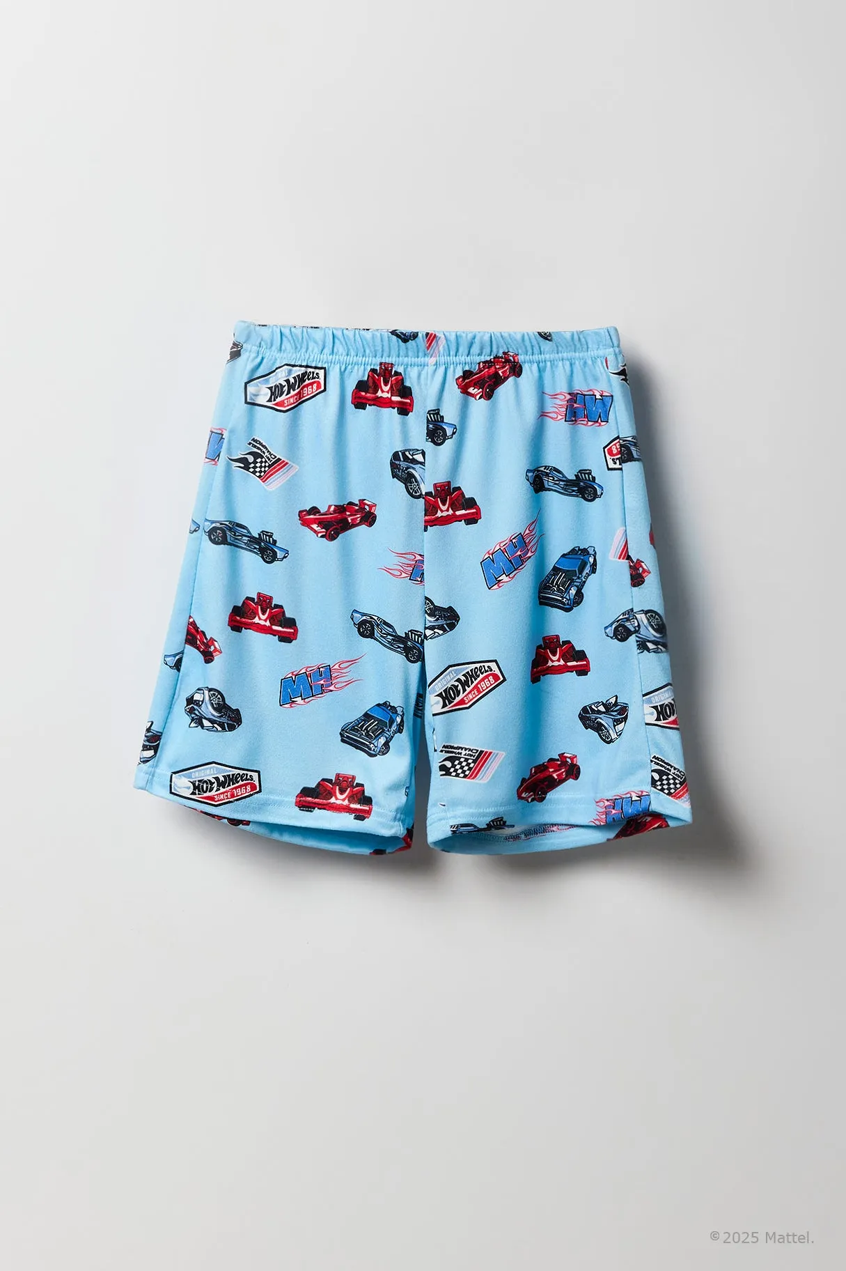 Ensemble-pyjama deux pièces t-shirt et short à imprimé Hot Wheels™ pour garçons sold by Urban Planet product image thumbnail 4