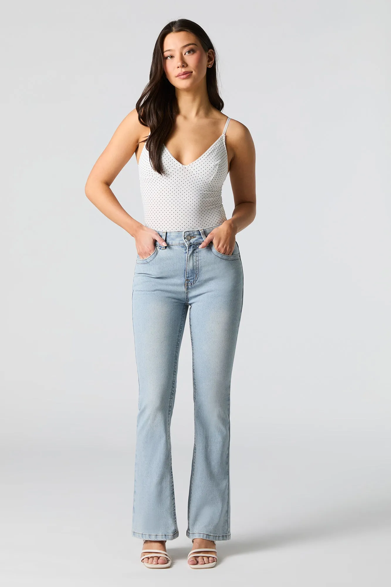 Low Rise Flare Jean sold by Urban Planet product image thumbnail 4